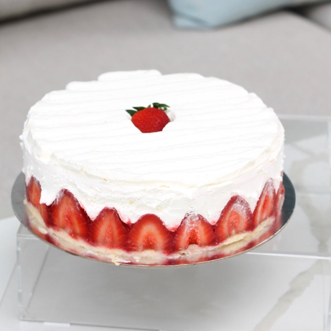 Strawberry Cloud Cake