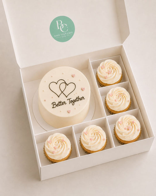 Mini Cake with 5 Cupcakes