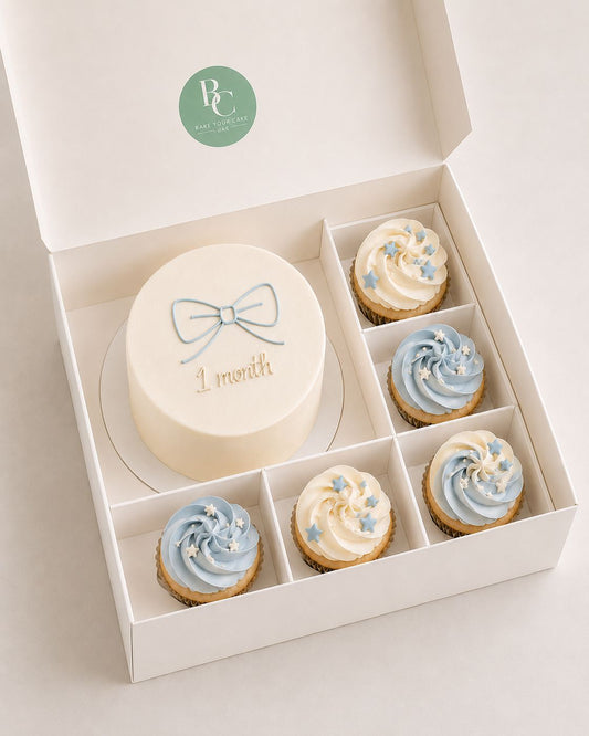 Mini Cake with 5 Cupcakes